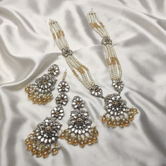Kundan Stones Mala Set