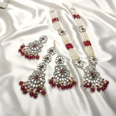 Kundan Stones Mala Set