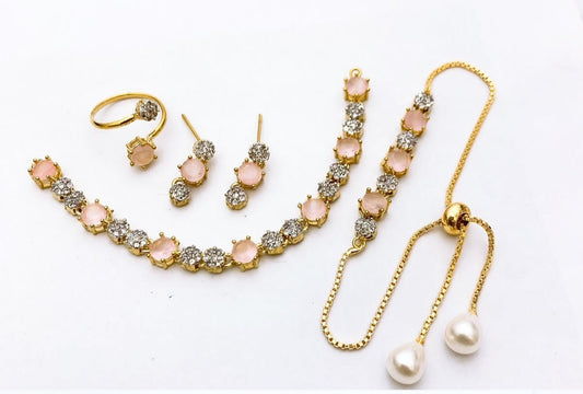 One Carat Real Stones Combo Set