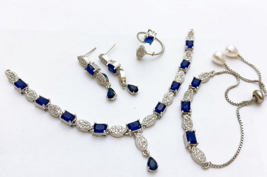 One Carat Real Stones Combo Set