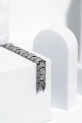 The Gunmetal Pave Chevron Men's Bracelet