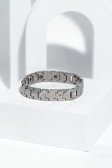 The Gunmetal Pave Chevron Men's Bracelet