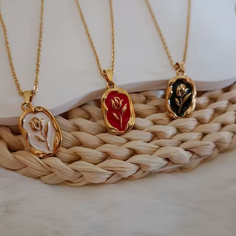 The Paperclip Chain & Padlock Pendant Necklace