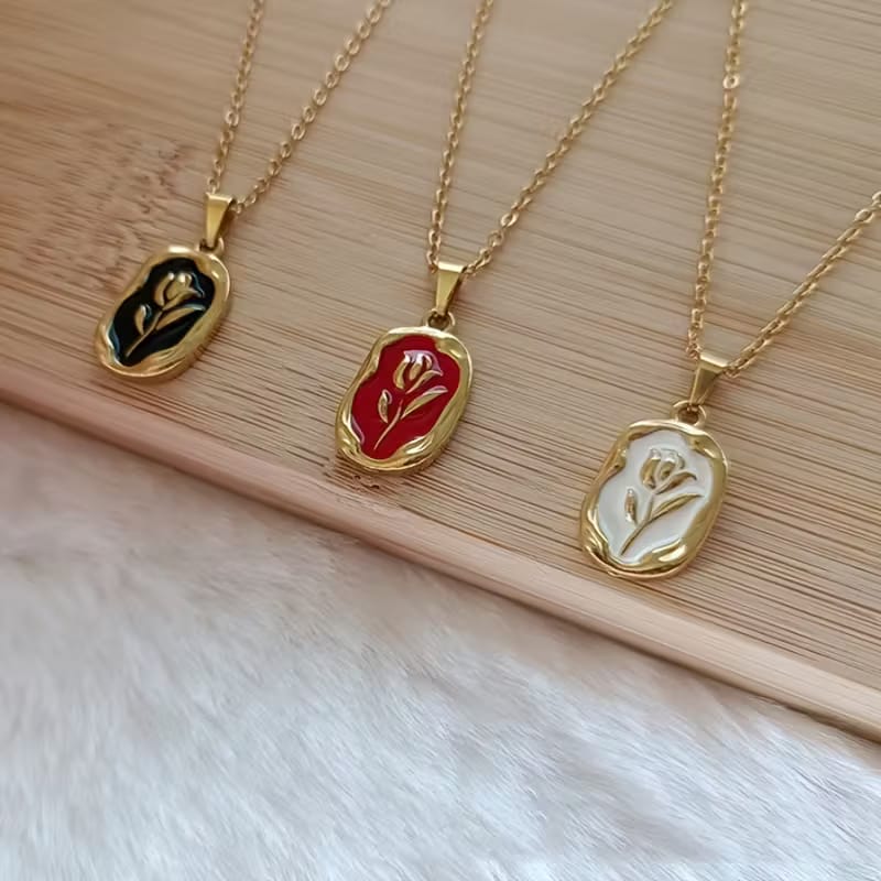 The Paperclip Chain & Padlock Pendant Necklace