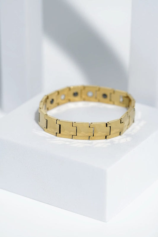The Modern Geometric Link Men's Bracelet