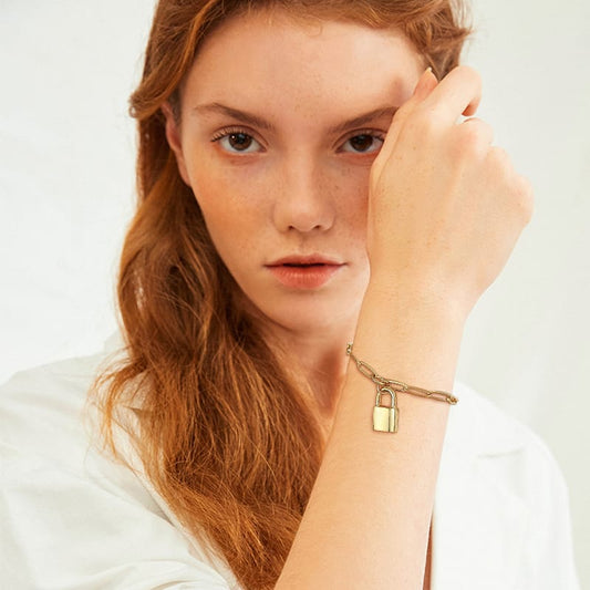 The Luxe Monogram & Pearl Station Bracelet