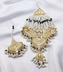 White Pearls Jhoomar Tika