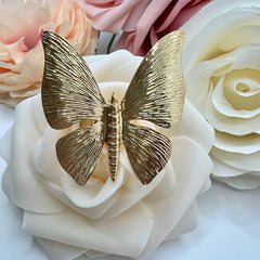 Golden Butterfly Statement Ring