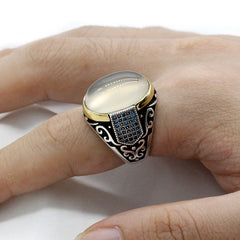 Baroque Shield Signet Ring