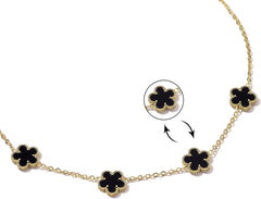Black Clover 3-Piece Jewelry Set – Necklace, Bracelet & Earrings