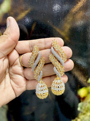 The Empress Collection: Ornate Meenakari & Pearl Jhumka Set