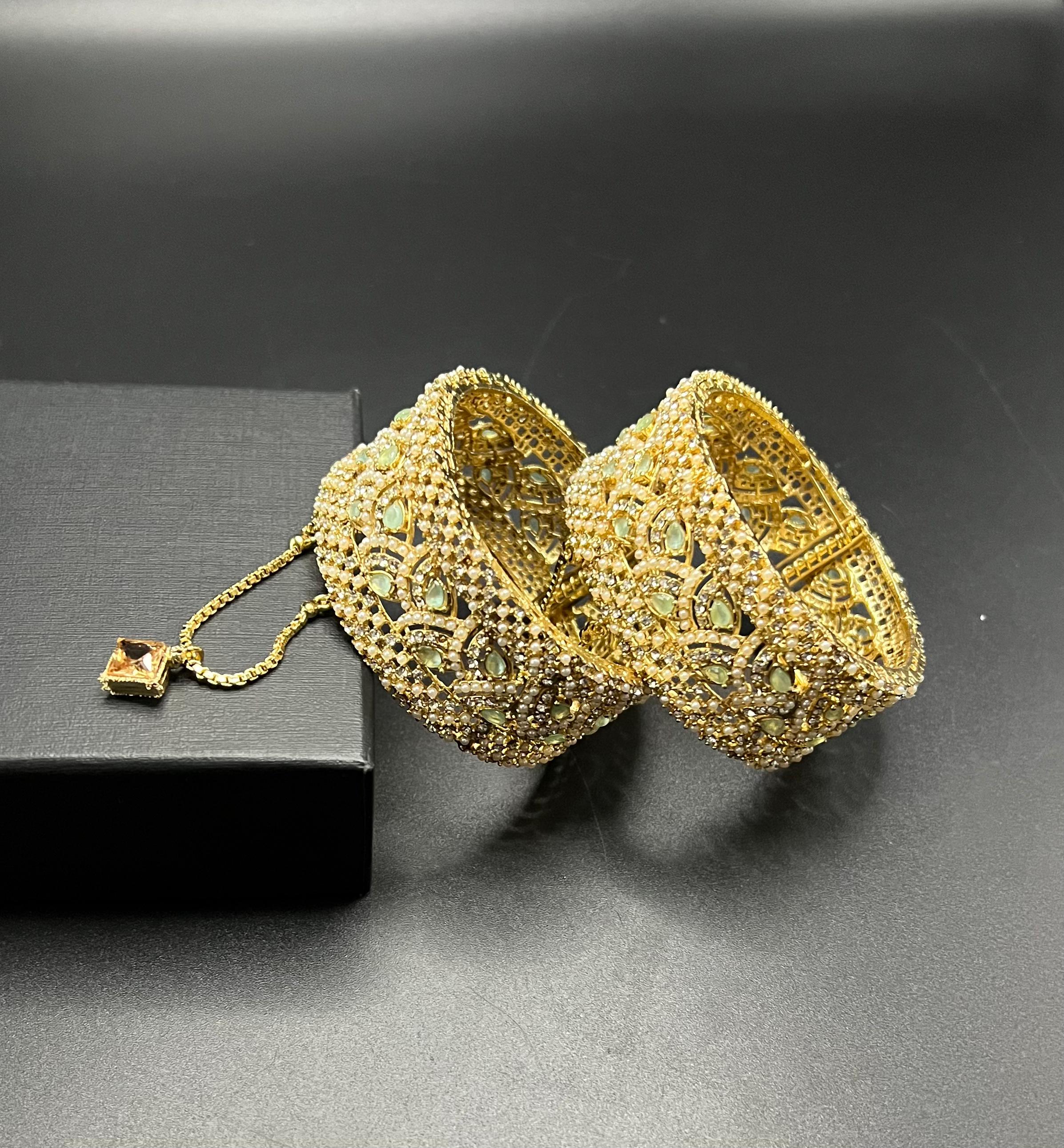 Majestic Kundan & Pearl Bridal Jewelry Collection