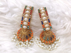 Royal Pearl Jhumka Earrings – Ethnic Jewellery