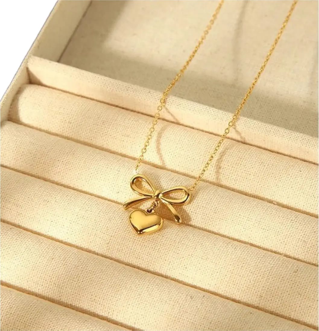 Classic Heart Charm Pendant Necklace – Stylish Everyday Jewelry