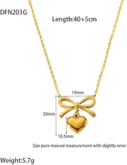 Classic Heart Charm Pendant Necklace – Stylish Everyday Jewelry