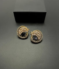Luxury Leaf Design Statement Earrings