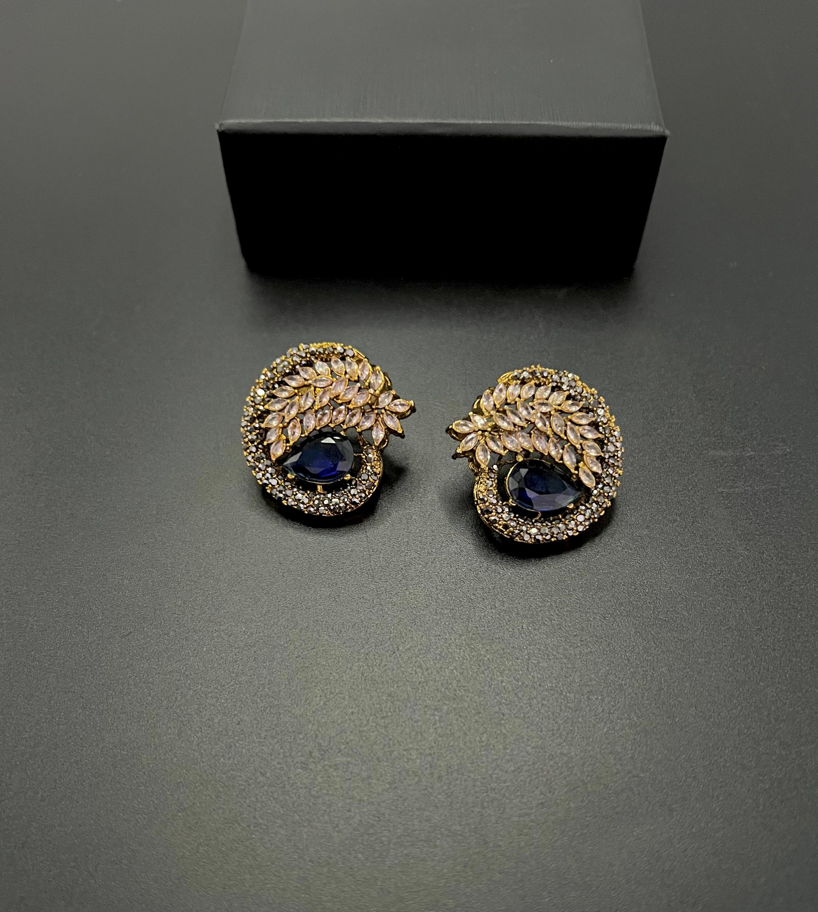 Luxury Leaf Design Statement Earrings