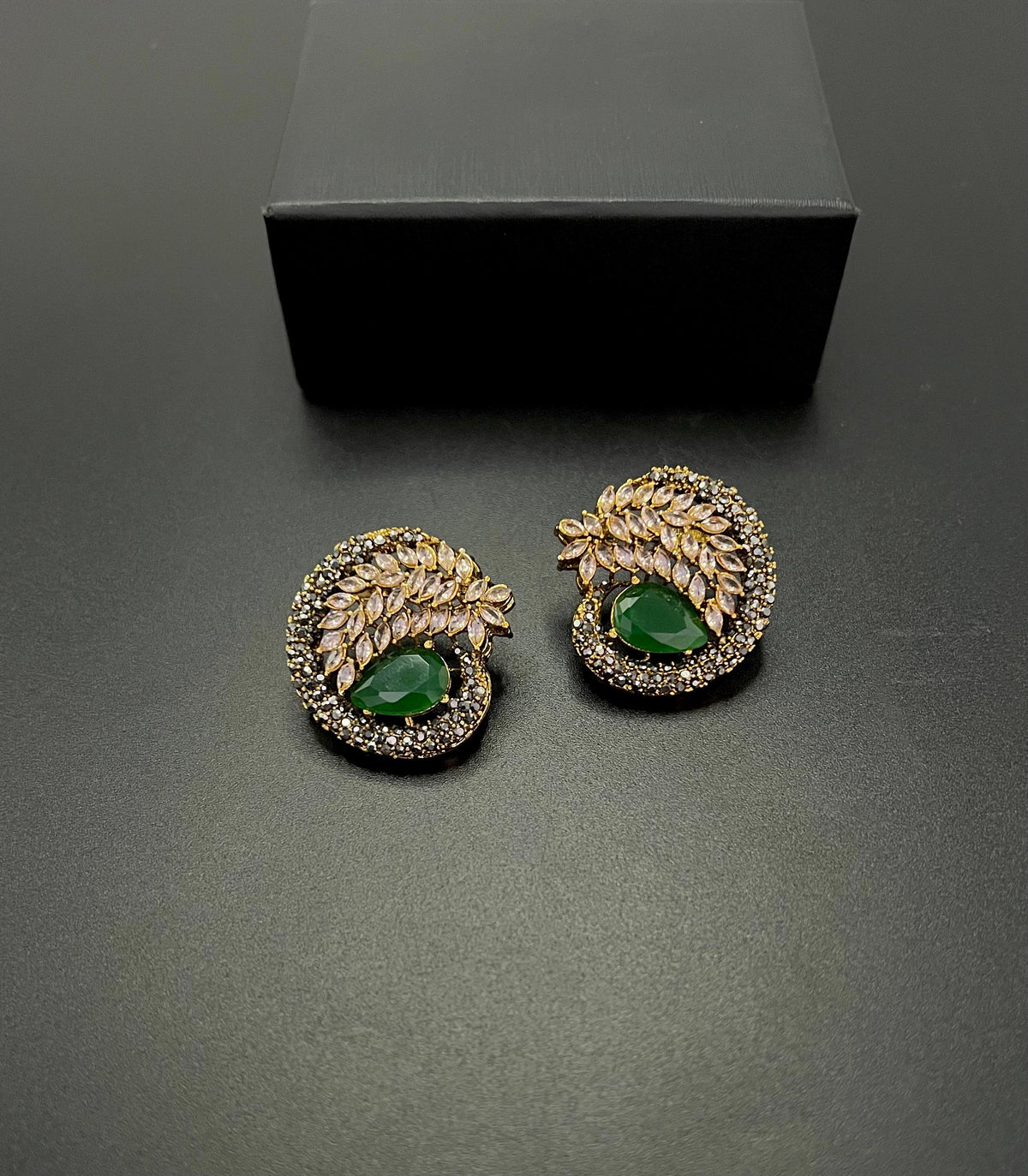 Luxury Leaf Design Statement Earrings