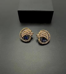 Luxury Leaf Design Statement Earrings