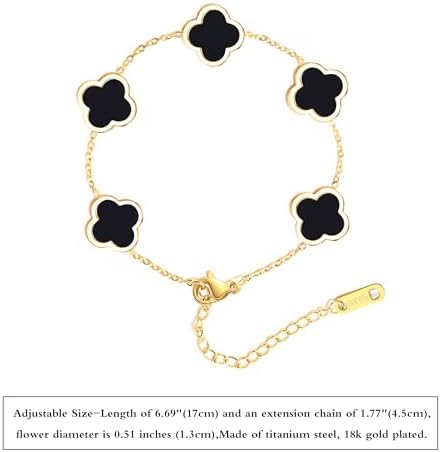 Elegant Golden and Black Stainless Steel Bracelet