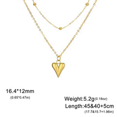 Minimal Heart Pendant Necklace – Elegant Daily Wear Jewelry