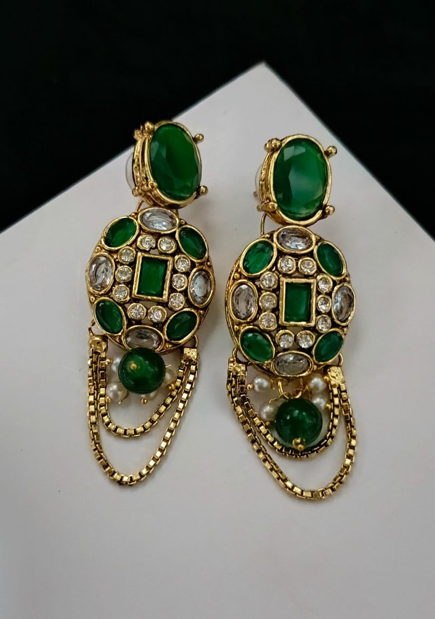 Stones Earrings Handmade