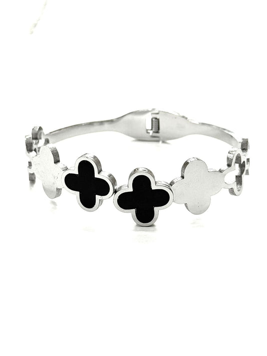 Stainless Steel Bangle Bracelet 6 Designs Silver Colour