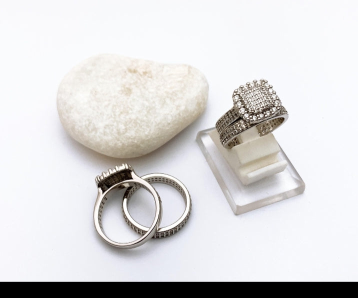 One Caret Real Stones Rings 9 Designs
