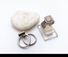 One Caret Real Stones Rings 9 Designs