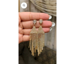 Stones Earrings Long