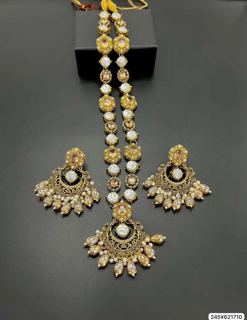 Handmade Luxurious Designer Fine Quality Mala Set