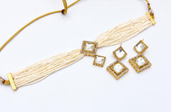 The Heritage Pearl & Polki Choker Set