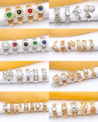 China Made Ring in Real Stones Fine Quality 1Piece