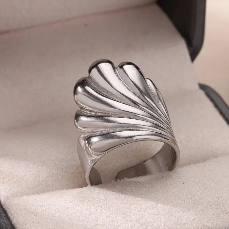 Stainless Steel Ring Silver