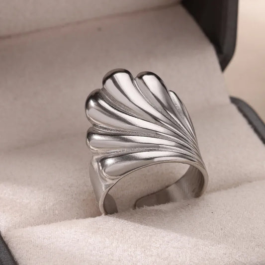 Stainless Steel Ring Silver