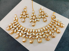 Sheesha Kundan Stones Party Set