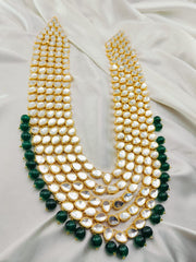 Kundan Stones Mala 5 Line
