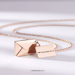 Perimade Custom Love Letter Envelope Pendant – The Perfect Anniversary Gift