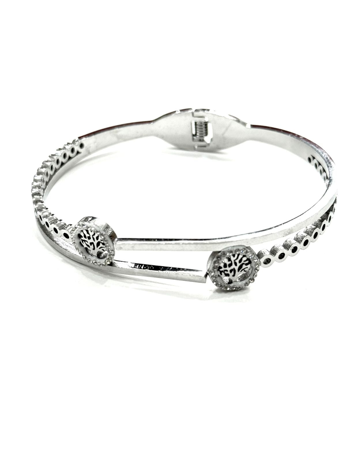 Stainless Steel Bangle Bracelet 6 Designs Silver Colour