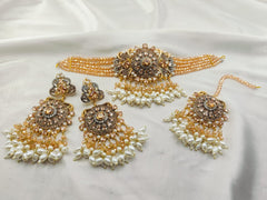 Real Stones Neacklace Set