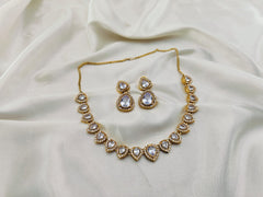 Zircon Stones Choker Set