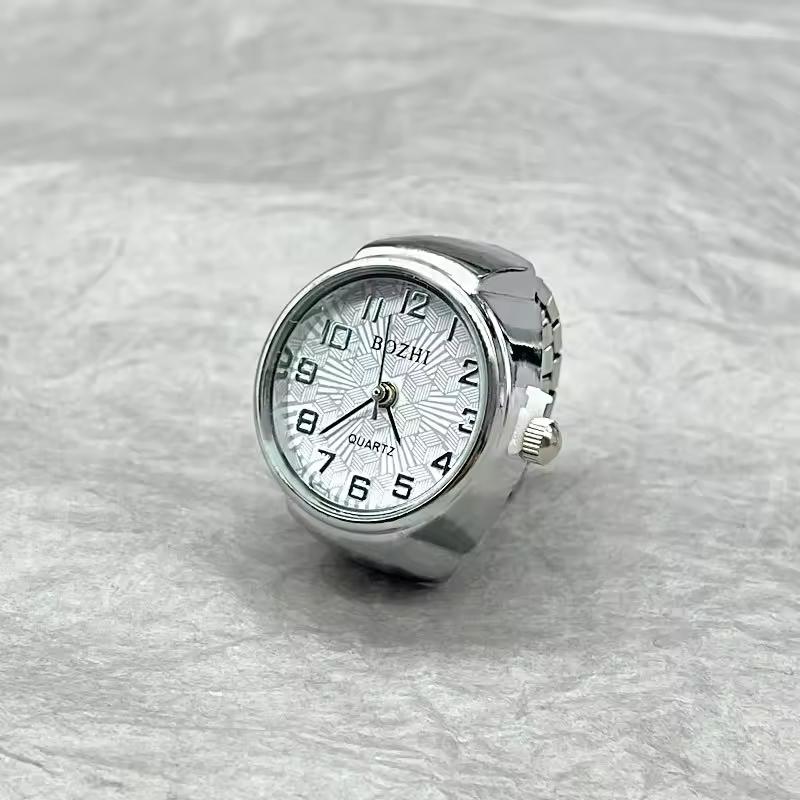 Stainless Steel Ring Watch