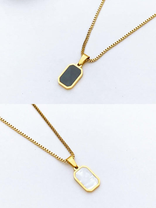 The Minimalist Rectangular Tag Pendants