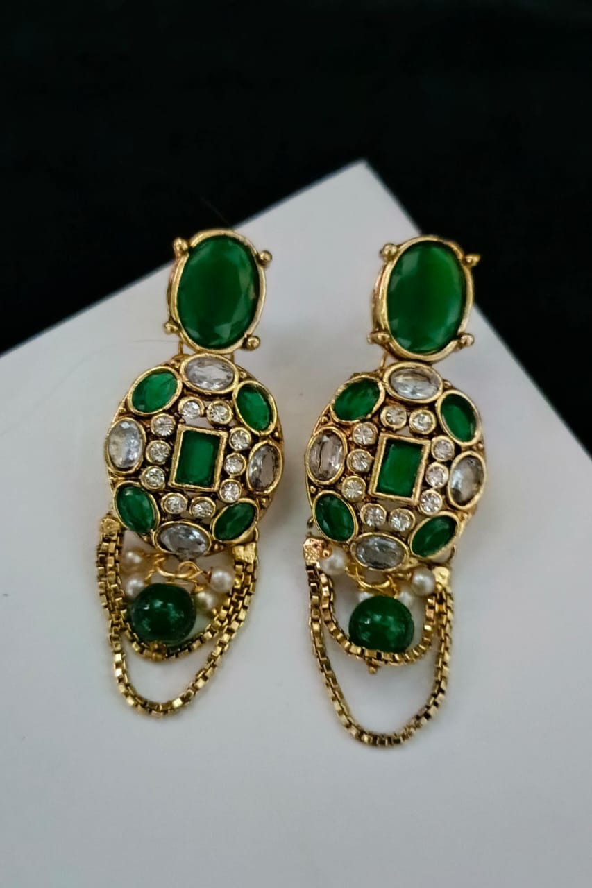 Stones Earrings Handmade
