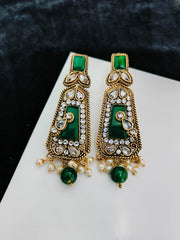 Real Stones Work Earrings
