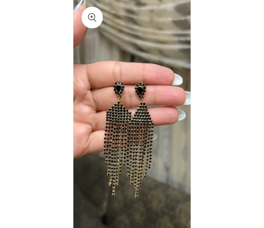 Stones Earrings Long