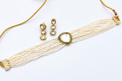 The Heritage Pearl & Polki Choker Set