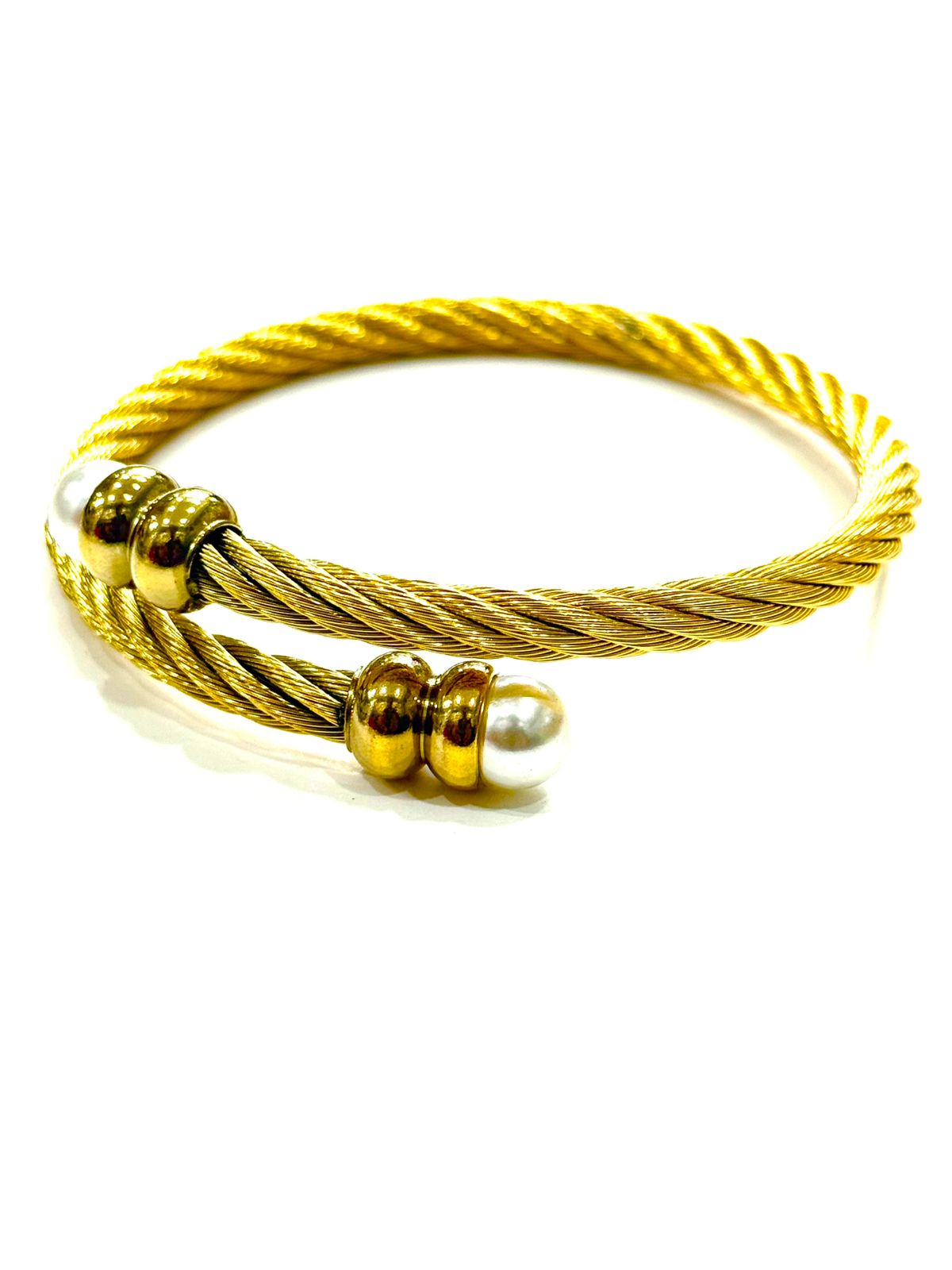 Stainless Steel Bangle Bracelet 11 Designs Golden Colour