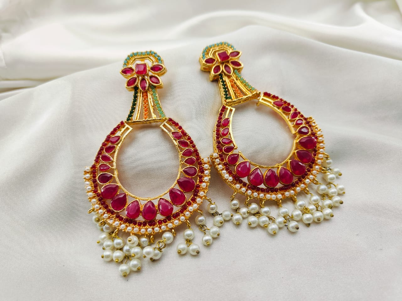 Real Stones Earrings Handmade