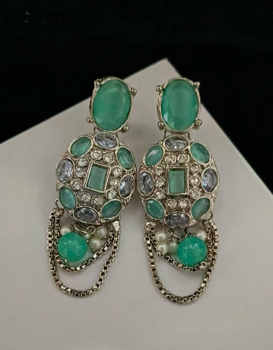 Stones Earrings Handmade